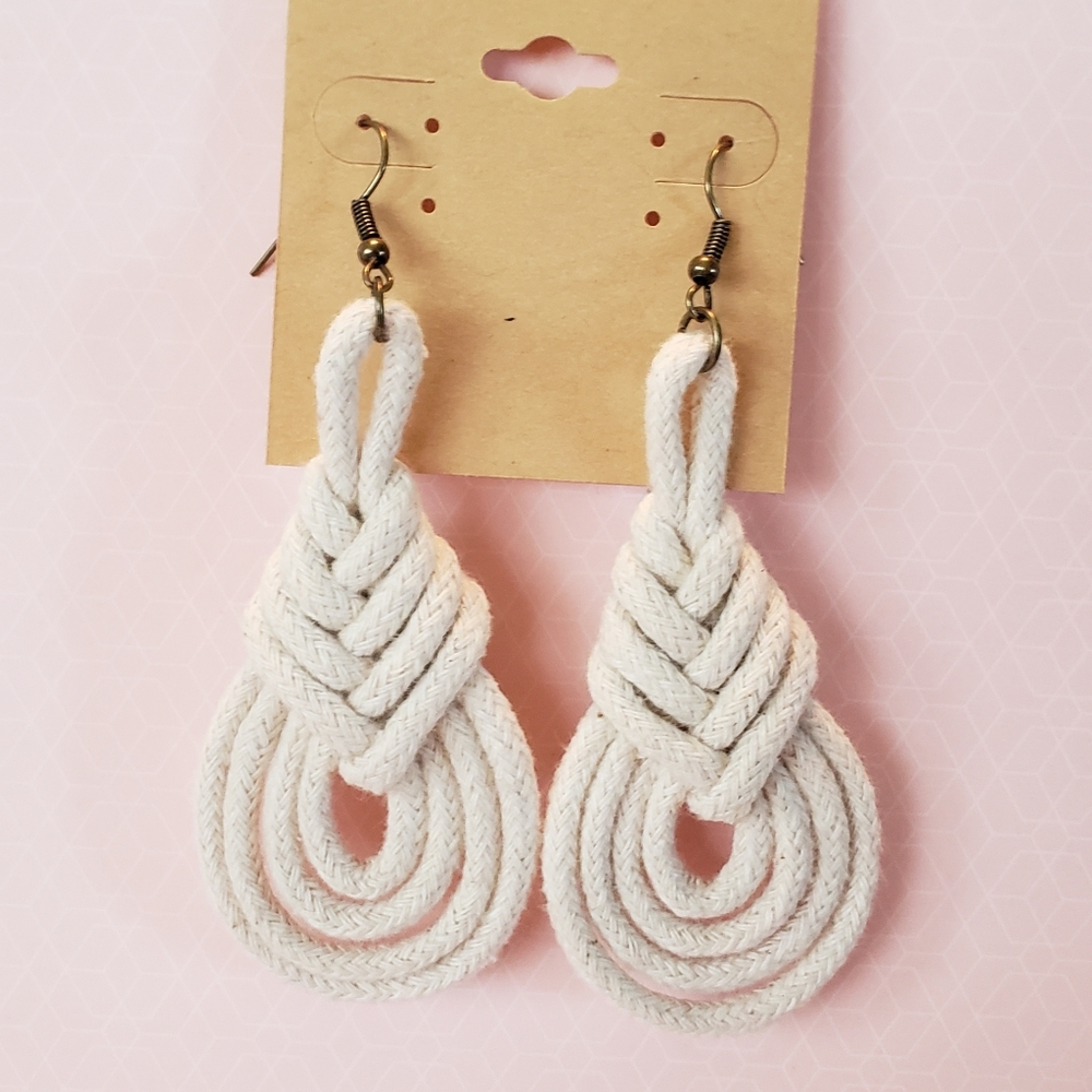 Hand-made boho earrings!
